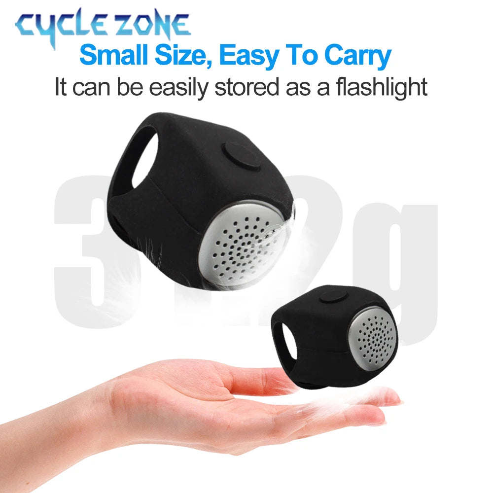 Electric Bicycle Horn 3 Sound Modes Loud MTB Bike Handlebar Alarm