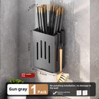 Wall Mounted Chopstick Holder No Drill Storage