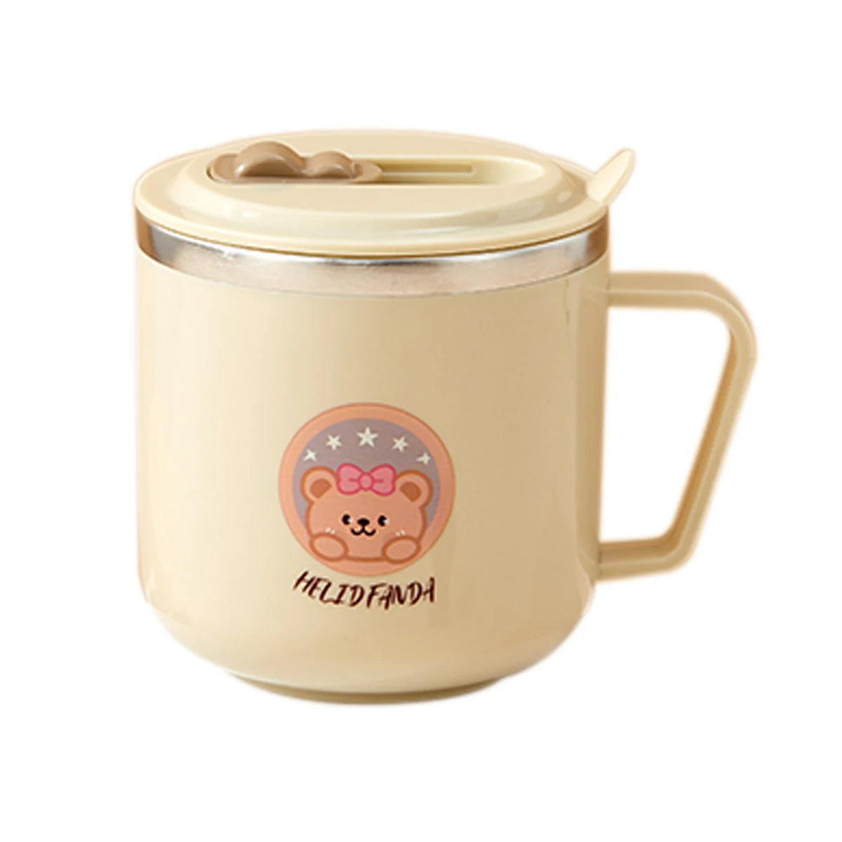 WORTHBUY Capybara Kids Water Cup 316 Stainless Steel Straw Mug