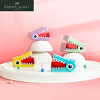Faber-Castell Dinosaur Pencil Sharpener Cute Kids Stationery Tool