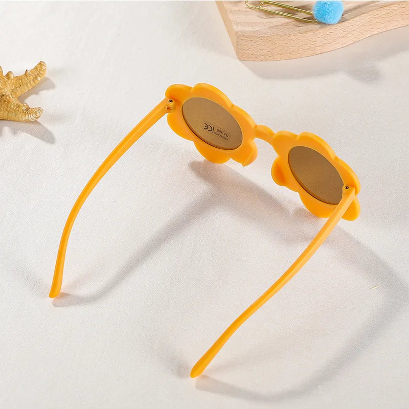 Sunflower Kids Sunglasses UV400 | Cute Round Toddler Shades