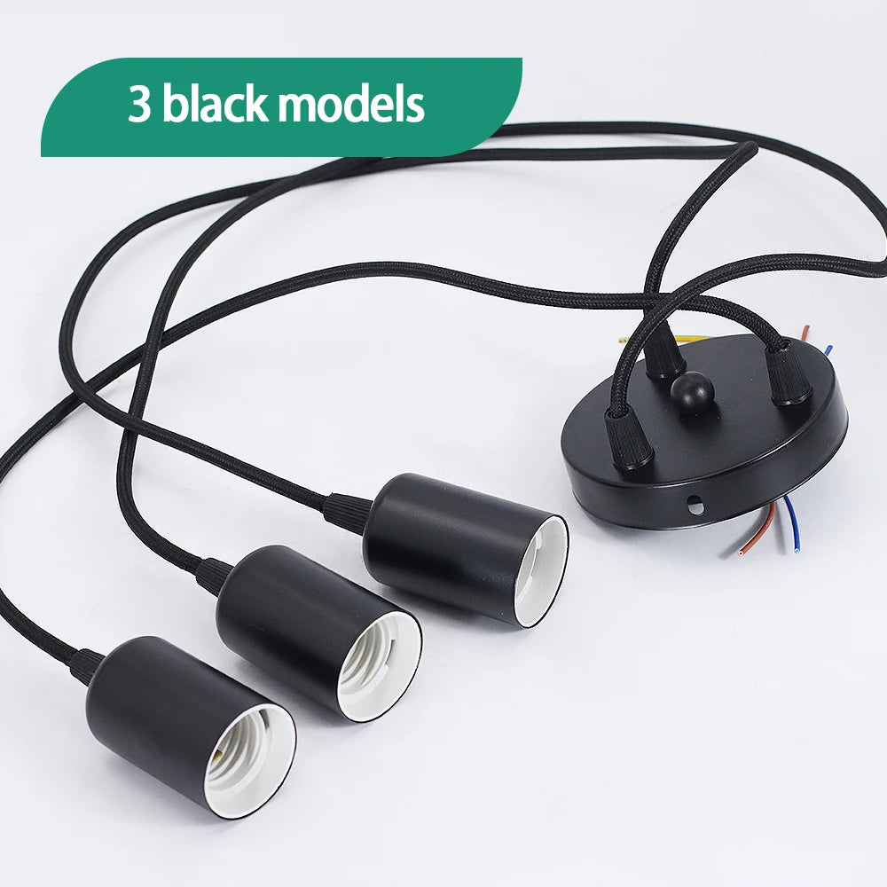 LED Linear Pendant Light E27 for Modern Home & Café Décor