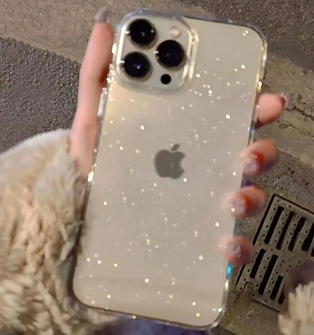 Luxury Bling Glitter Clear Case for iPhone 17 16 15 14 13 12 Pro Max