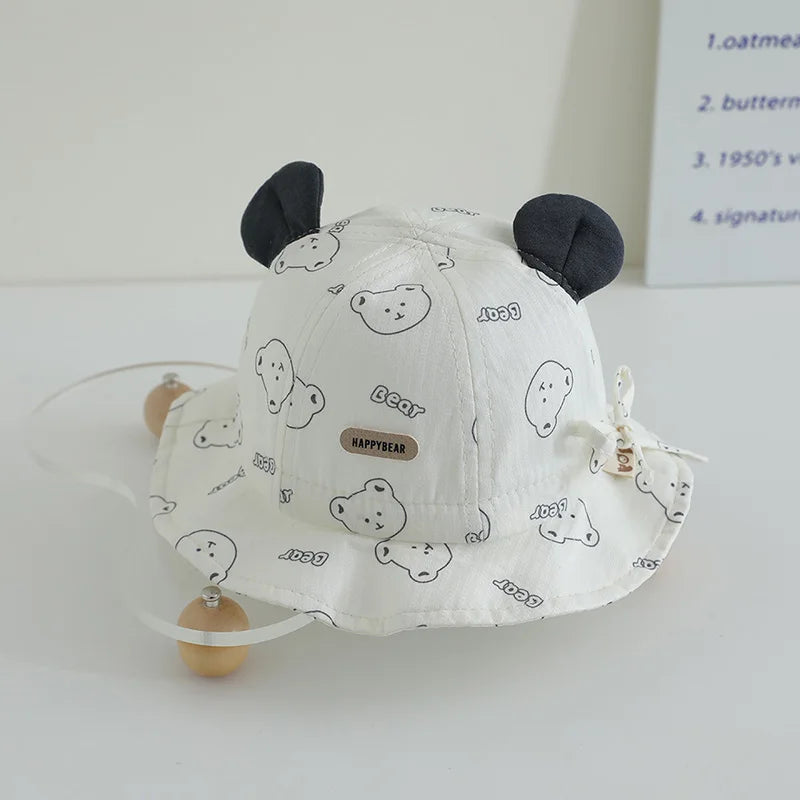 Cartoon Baby Fisherman Hat UK Infant Sun Cap 3–12 Months