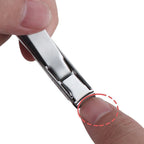 Ultra Thin Nail Clippers Portable Stainless Steel Travel Manicure Tool
