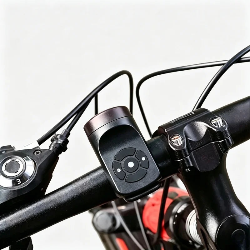 USB Rechargeable Bike Electronic Horn 120dB Loud Alarm Bell