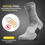 Men’s Compression Socks 3 Pairs Breathable Cycling Basketball