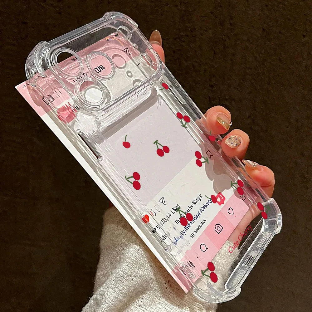 Floral Clear Shockproof Case for Motorola Edge 70 60 Fusion & Moto G
