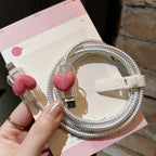 Korea 3D Heart Pig Charger Case for iPhone 18W/20W