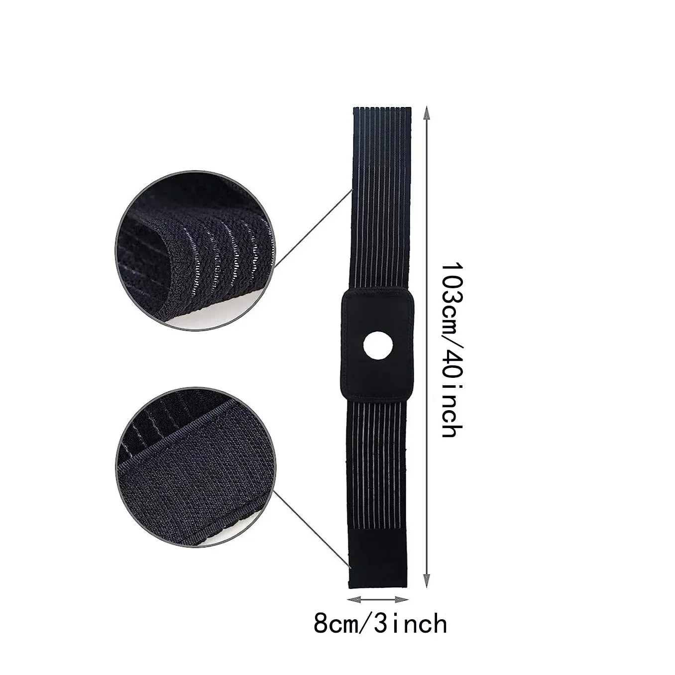 Hot and Cold Reusable Ice Bag with Elastic Breathable Support Wrap