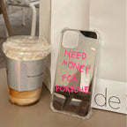 Graffiti Mirror Acrylic Case for iPhone 11 12 13 14 15 16 17 Pro Max