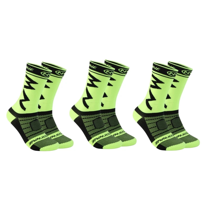 Breathable Sports Socks 3 Pairs Running Cycling Outdoor Men UK