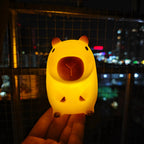 Cute Capybara Night Light Silicone Bedside Lamp