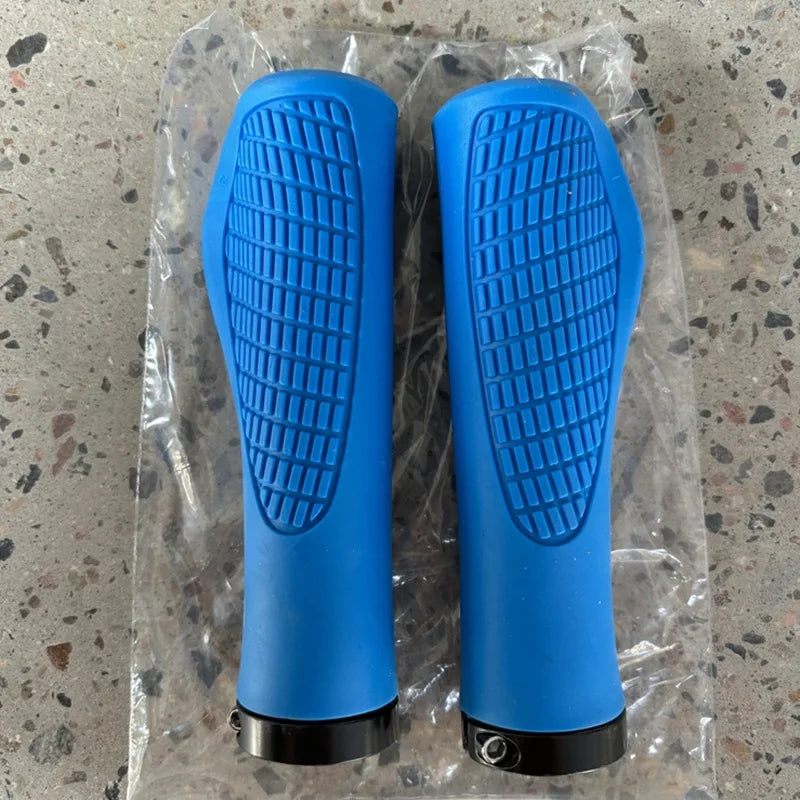 MTB Bike Handlebar Grips Anti-Slip Lock-On Soft Rubber Pair