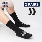 ROCKBROS Cycling Socks Breathable Shock-Absorbing Sports Socks 2 Pairs