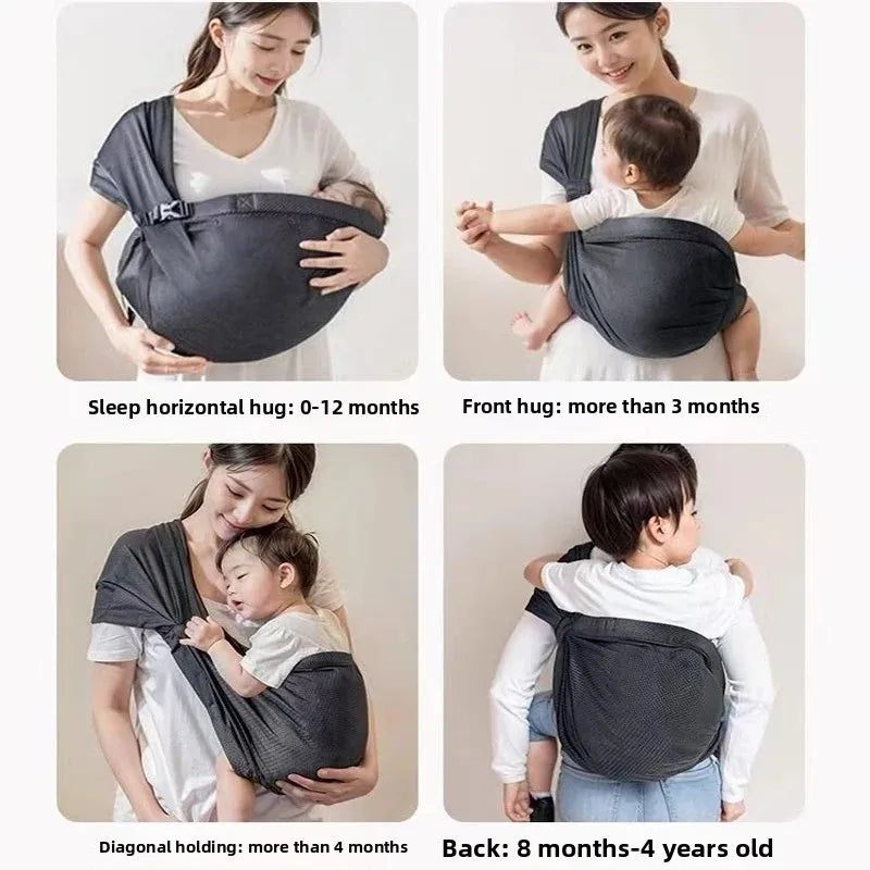 Portable Baby Sling Carrier Newborn Toddler Shoulder Backpack Wrap
