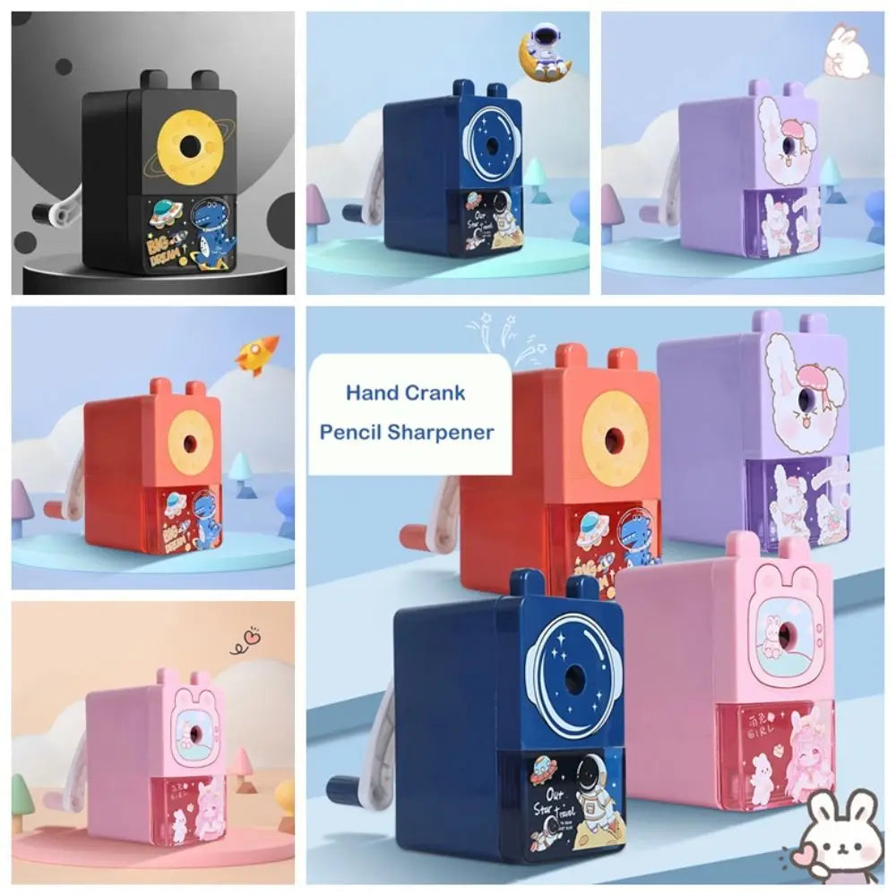 Hand Crank Pencil Sharpener Manual Mechanical Sharpener for Drawing Secondary image
