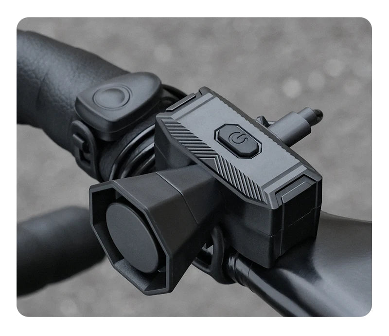 WEST BIKING 120dB Electric Bike Horn Rechargeable Waterproof Bicycle Bell Main image