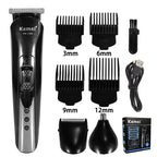 Kemei KM1506 Hair Clipper 3in1 Trimmer USB Recharge Beard Nose Shaver