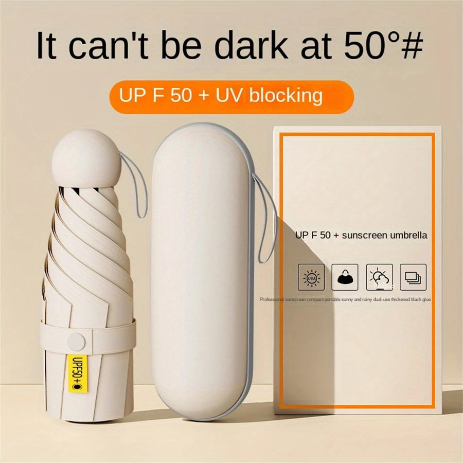 Buy Anti-UV Mini Umbrella with 6 Reinforced Ribs Main image