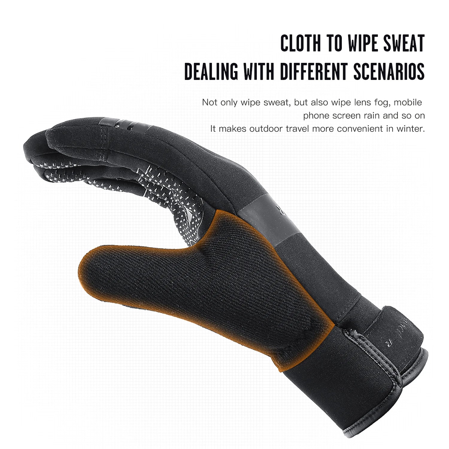 Winter Waterproof Cycling Gloves Touchscreen Windproof MTB Gloves