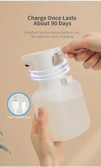 Wall Mounted Automatic Soap Dispenser 500ML Rechargeable Sensor Foam Dispenser