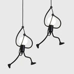 Modern Iron Man Pendant Light for Home & Café Décor