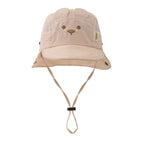 Cartoon Bear Baby Fisherman Hat UK Quick Dry Kids Sun Hat