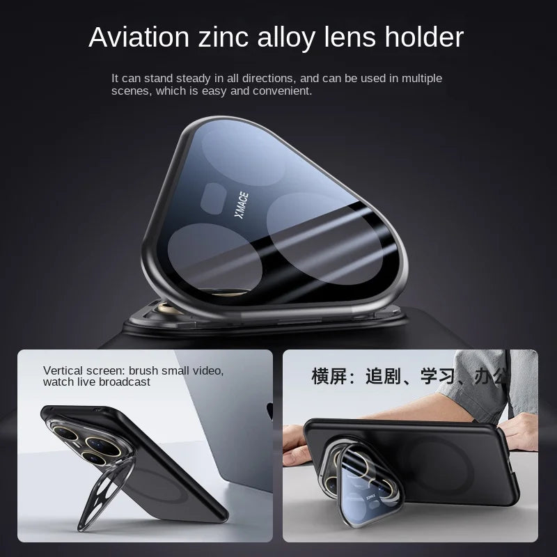 Magnetic Matte Stand Case for Huawei Pura 80 Pro & 80 Ultra