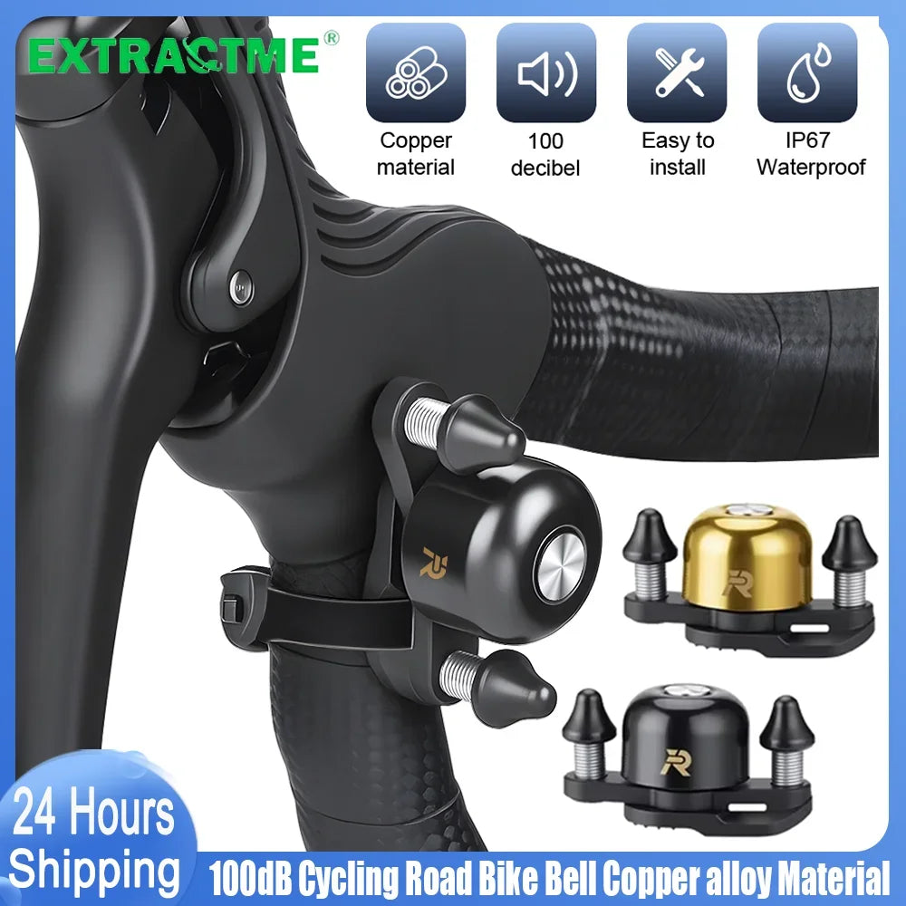 Extractme Mini Bike Bell 100dB Copper Alloy Road Cycling Bell