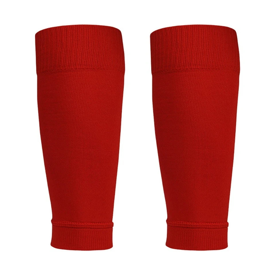 Football Soccer Shin Pads Sleeves Socks Calf Protection Men Women Kids