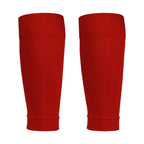 Football Soccer Shin Pads Sleeves Socks Calf Protection Men Women Kids