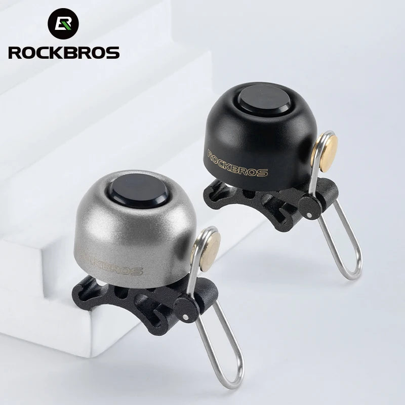 ROCKBROS Copper Alloy Bike Bell Non-Slip Bicycle Safety Warning Bell Secondary image