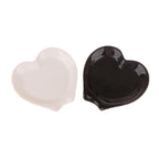 Heart Shaped Ceramic Spoon Rest Utensil Holder