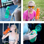 Air Water Bottle with Flavor Pods Leakproof Sports Cup