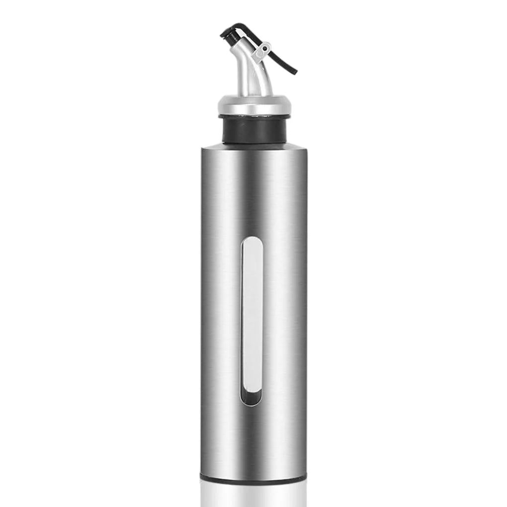 Portable Stainless Oil Bottle 190ml Kitchen Sauce & Vinegar Dispenser Main image