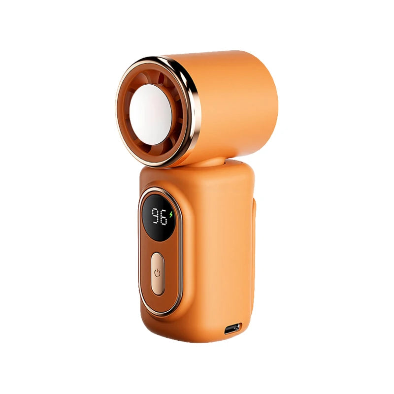 Portable Ice Cooling Fan UK 3000mAh 5-Speed USB Rechargeable