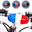 Bicycle Police Siren Horn 6 LED Strobe Light Bike Safety Bell