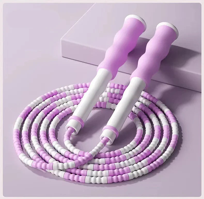 Soft Beaded Skipping Rope 2.8M Tangle-Free Segmented Kids Adults