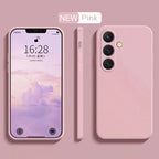 Liquid Silicone Camera Protection Case for Samsung Galaxy S24 S25 S26