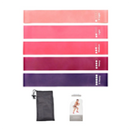 7Pcs TPE Resistance Bands Set for Home Gym and Booty Workout