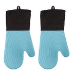 Silicone Oven Mitt Set – Waterproof Heat-Resistant Kitchen Gloves