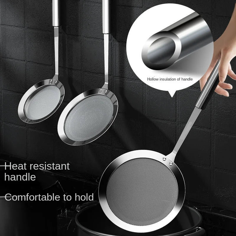 Stainless Steel Skimmer Spoon Fine Mesh Strainer Secondary image