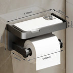 Aluminum Toilet Paper Holder