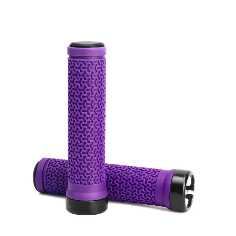 MTB Bike Handlebar Grips Single Lock Rubber Non-Slip Cycling Grip