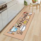 High-End Kitchen Rug Waterproof Non-Slip Washable Entrance Doormat