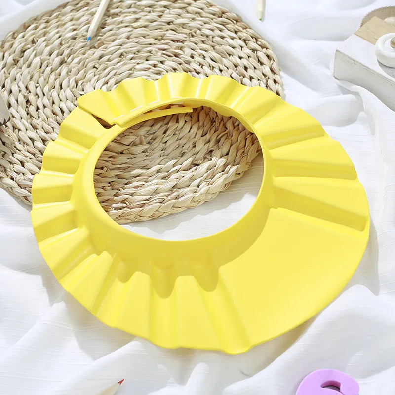 Baby Shower Cap Adjustable Shampoo Bath Hat for Kids