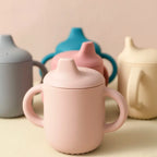 Silicone Baby Feeding Cup Portable Learning Water Cup