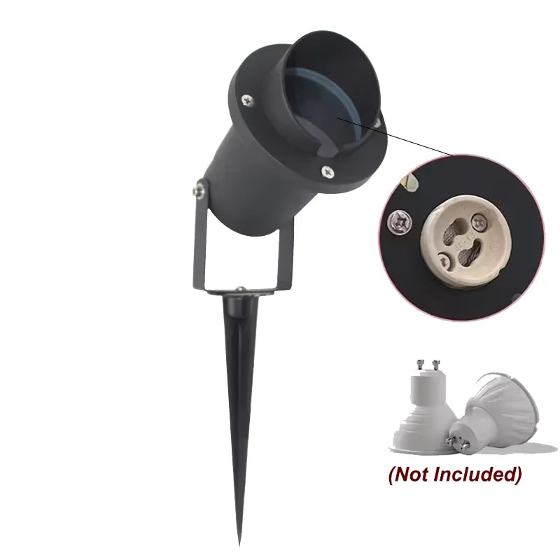 GU10 Garden Spike Light Waterproof Spotlight
