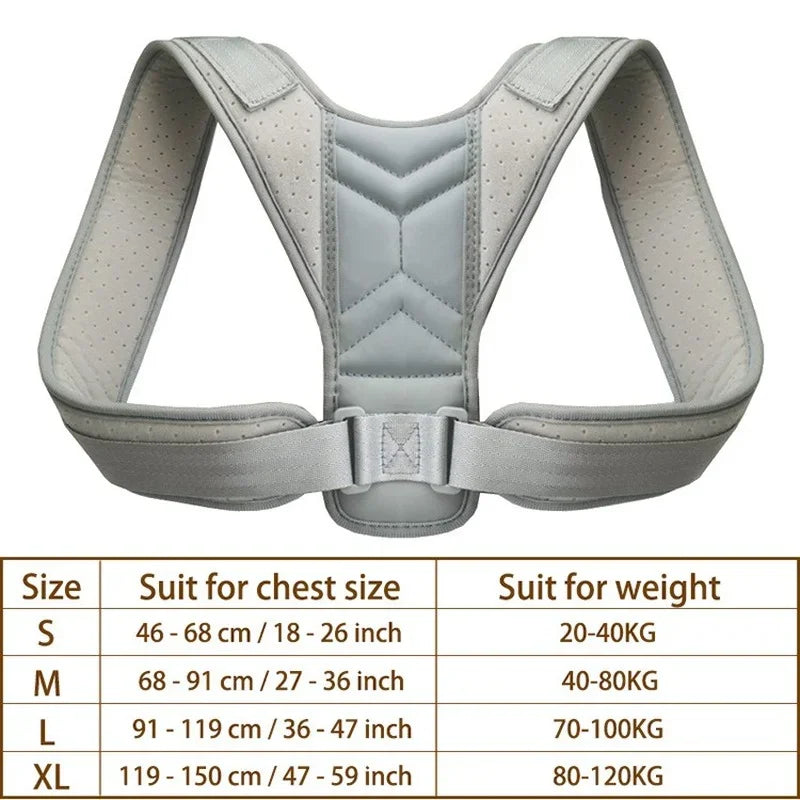Adjustable Clavicle Posture Brace Back Shoulder Support Belt